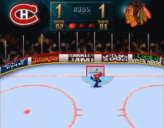 Brett Hull Hockey atari screenshot