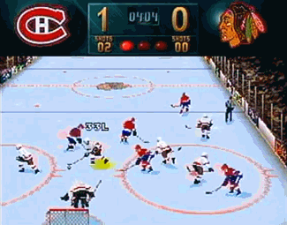 Brett Hull Hockey atari screenshot