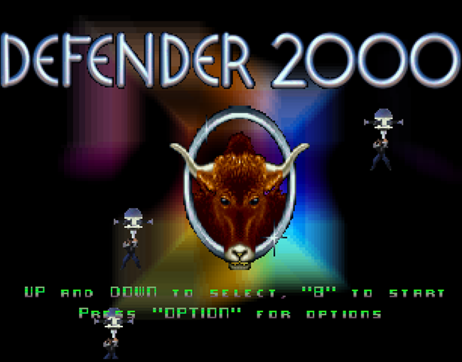 Defender 2000 atari screenshot