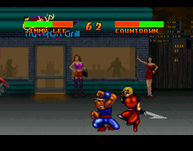 Double Dragon V - The Shadow Falls atari screenshot