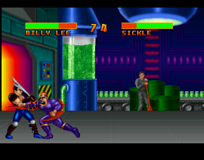 Double Dragon V - The Shadow Falls atari screenshot