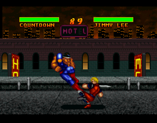 Double Dragon V - The Shadow Falls atari screenshot