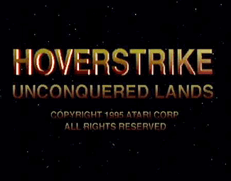 Hover Strike - Unconquered Lands atari screenshot