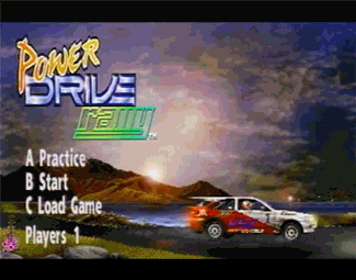 Power Drive Rally atari screenshot