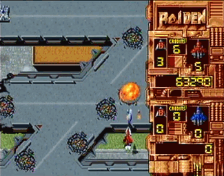 Raiden atari screenshot