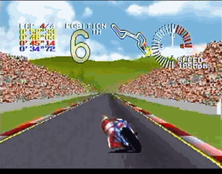 Super Burnout atari screenshot