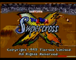 Supercross 3D atari screenshot