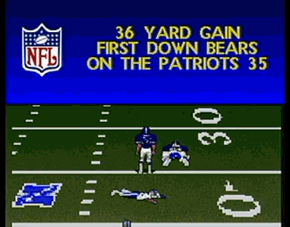 Troy Aikman NFL Football atari screenshot
