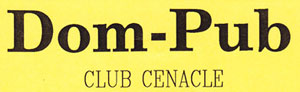 Atari Dom-Pub / Club Cénacle magazine
