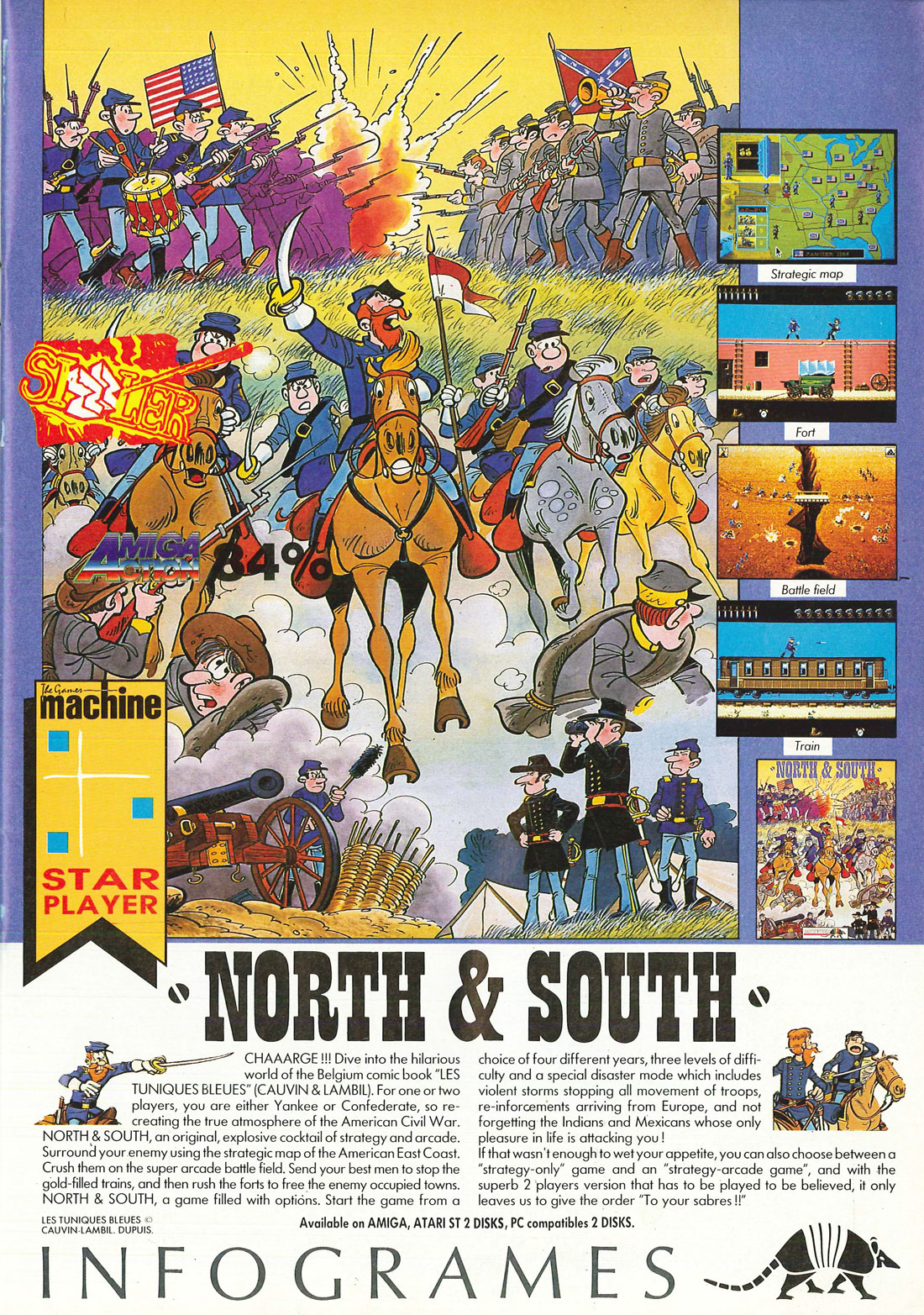 Atari ST North & South : scans