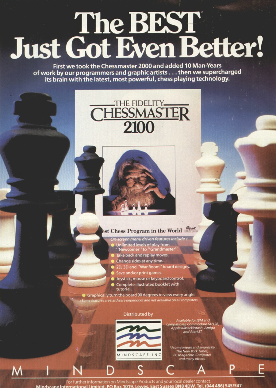 Atari ST Chessmaster 2000 (The) : scans, dump, download