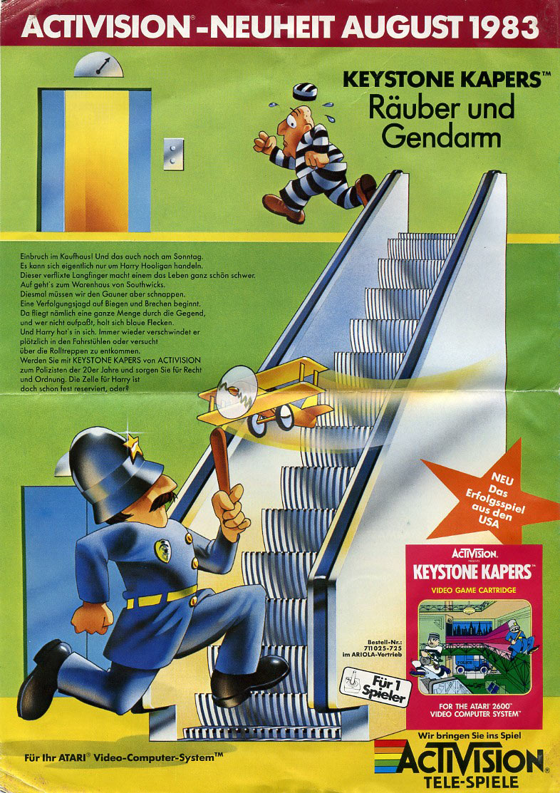 Keystone Kapers (Atari 2600, 1983) Tested Works