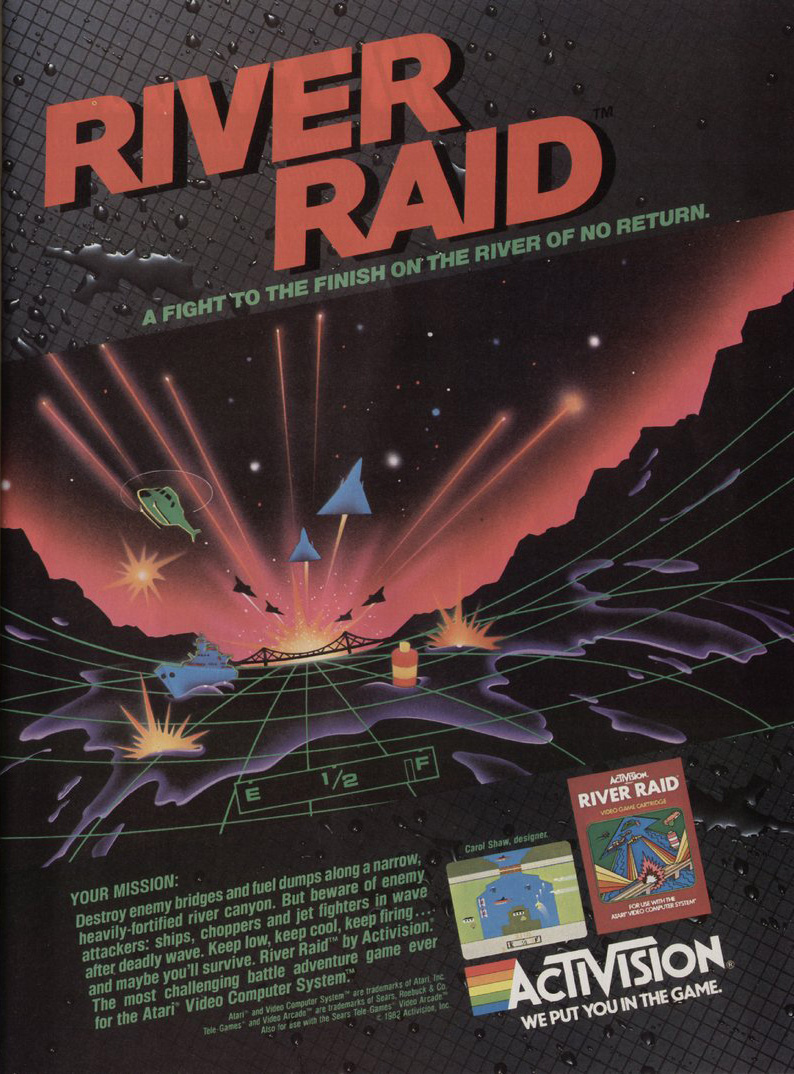 RIVER RAID ATARI GAME - urbanarts