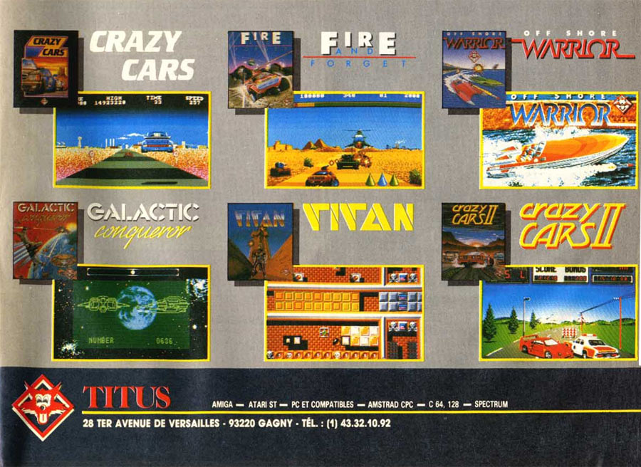 Crazy Cars 2 - Atari ST game