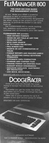 Dodge Racer Atari ad