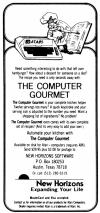 Computer Gourmet (The) Atari ad