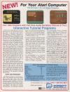 New! For Your Atari Computer Interactive Tutorial Programs