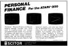 Personal Finance and Record Keeping Atari ad