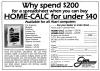 Why Spend $200 for a Spreadsheet When You Can Buy Home-Calc