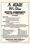 Atari 90's Show Novotel Hammersmith