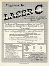 Laser C Atari ad