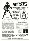 Aliants - The Desperate Battle for Earth Atari ad