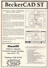 BeckerCAD Atari ad