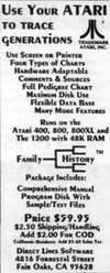 Family History Atari ad