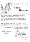 Green Goblins Atari ad