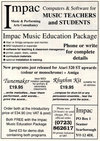 Impac Music Education Package Atari ad