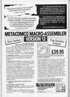 Metacomco Macro Assembler Atari ad