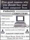 Five Good Reasons Why You Should Buy Your Atari Computer from Paragon Computers