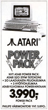 Atari 520STfm Power Pack Atari ad