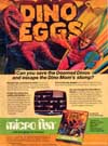 Dino Eggs Atari ad