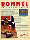 Rommel - Battles for Tobruk Atari ad