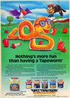 Tapeworm Atari ad