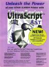 UltraScript ST-1 Atari ad
