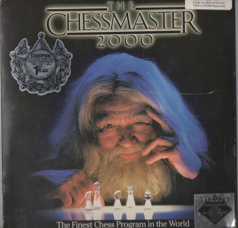 Vintage 1986 CHESSMASTER 2000 Software Country Toolworks Apple II video game