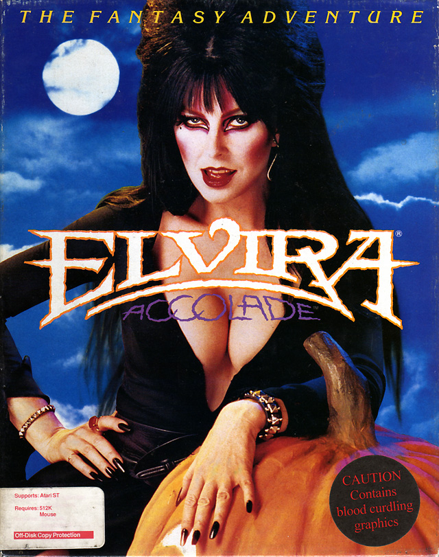 Atari ST Elvira Mistress of the Dark scans dump download screenshots 