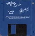 Dan Dare III - The Escape Atari disk scan