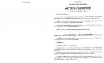 Action Service Atari instructions
