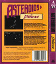 Asteroids Deluxe Atari disk scan