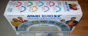 Atari 1040STe Familjepaketet Atari disk scan