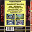 Barbarian - The Ultimate Warrior Atari disk scan