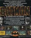 Batman - The Movie Atari disk scan