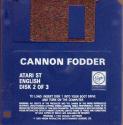 Cannon Fodder Atari disk scan