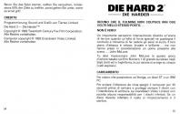 Die Hard II - Die Harder Atari instructions