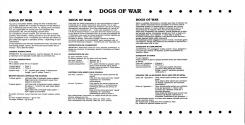 Dogs of War Atari instructions