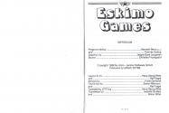 Eskimo Games Atari instructions