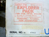 Atari 520STfm Explorer Pack Atari disk scan